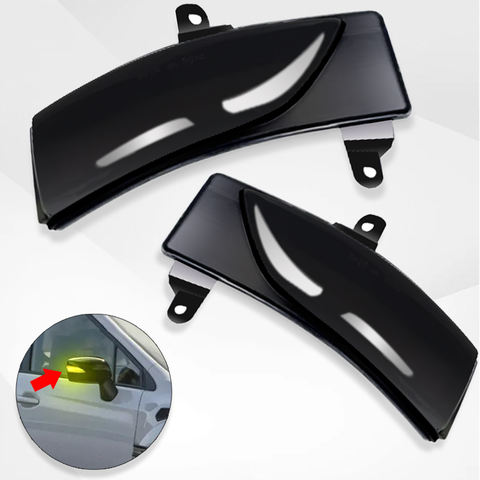 2Pcs LED Dynamic Side Mirror Light Dynamic Turn Signal Lamp for Subaru WRX STI Forester Outback Impreza Legacy Crosstrek