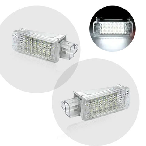 2Pcs LED Foot Well Light Luggage Compartment Lamps for VW Golf Polo Passat Tiguan Jetta Caddy up T5 T6 Touareg Scirocco