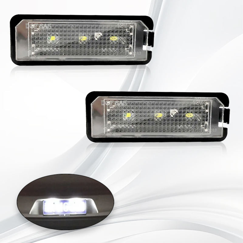 7000K 12V LED Car License Number Plate Light Lamp No Error for VW Golf 4 5 6 7 for Porsche for Skoda Superb