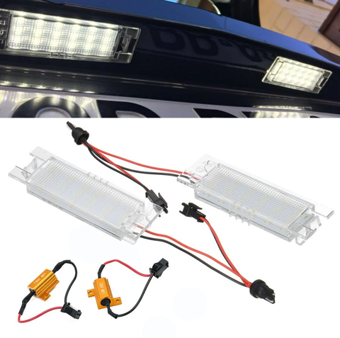 Hot Product Error Free White Led Lamp Led License Plate Light for Jeep Renegade 2014 2015 2016 2017 Tag Lights