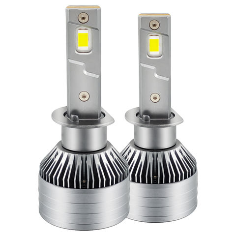 LED Car Headlight Bulbs H1 H3 H7 H8 H11 9005 9006 9012 80W 6600LM 6500K for 12V to 24V Auto Led Headlamps Bulb