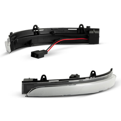12V Dynamic Clear Smoked Lens LED Mirror Indicator Lamp For VW GOL Geracao FOX VOYAGE GOLF POLO LED Mirror Turn Signal Lights