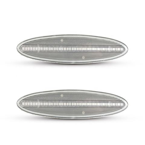 2pcs Red Lens LED Rear Fender Side Markers Turn Signal Light for Chevrolet Corvette C5 1997-2004 LED Side Marker Lamps