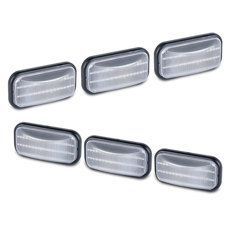 6pcs Front & Rear LED Roof Cab Lights for Hummer H2 H2 SUT Waterproof Easy Install Car Auto Accessories