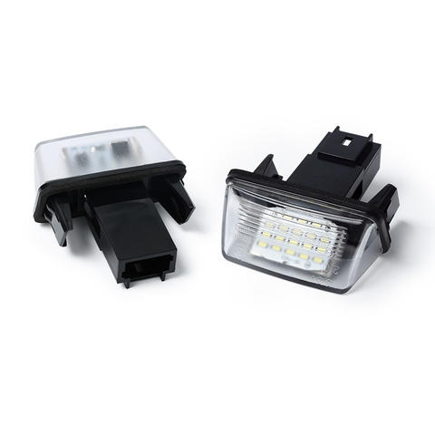 Auto Lamp Led Car Lights LED Number Plate Light for Peugeot 206 207 406& Citroen C3 PICASSO