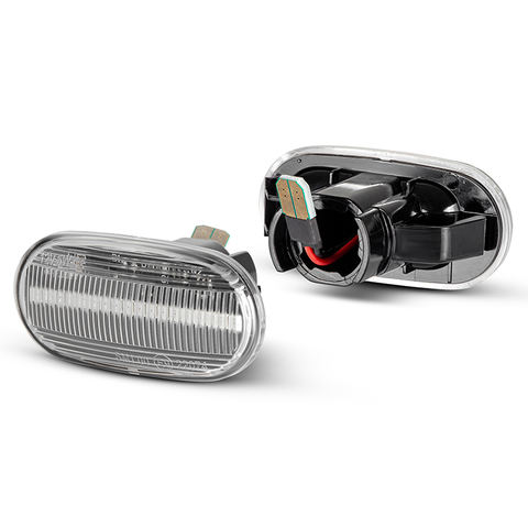 Clear/Smoked Lens LED Side Marker Lamp for Honda Accord Canbus Design Non-Polarity LED Turn Signal Light Amber