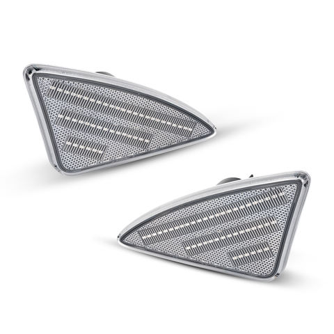 LED Side Marker Lights Compatible with 2008-2017 Kenworth T660 T170 T270 T370 Truck Turn Signal Light Replacement Assembly