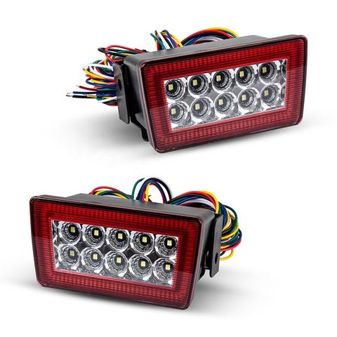 Red LED Rear Fog Light Brake Backup Reverse Lamp Kit for Subaru WRX/STi 2011-2021 Impreza 2011-2016 XV Crosstrek 2013-2017