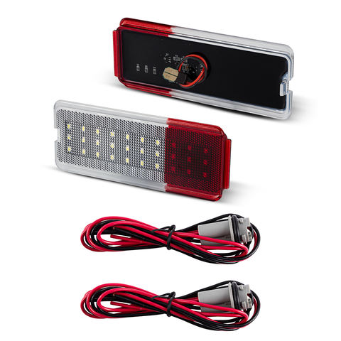 Red White Lens Auto Lighting System Car Lamp LED Front or Rear Door Reflector Light for Ford  F-250