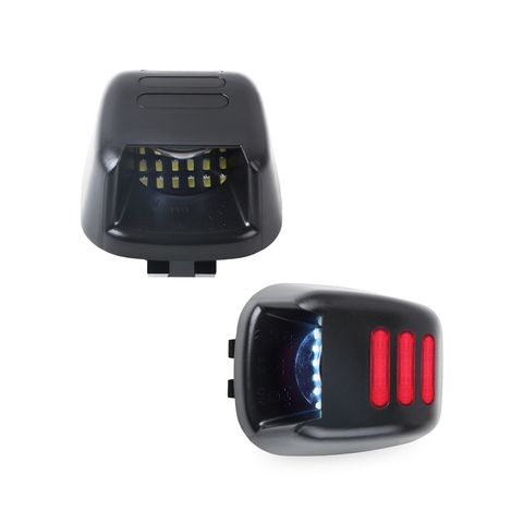 Red White Light Led License Plate Light for Nissan Navara D40 Frontier Armada Xterra Titan