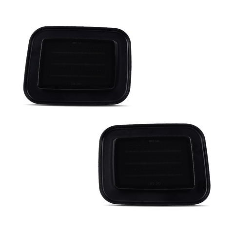 Smoke Switchback LED Front Bumper DRL Turn Signal Lights for Hummer H2 2003-2009 Hummer H2 SUT 2005-2009 OEM 15060530 /15060529