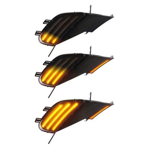 Smoked Lens Auto Parts LED Side Marker Light Bumper Lamp for Porsche  Cayenne 2003-2006 Light