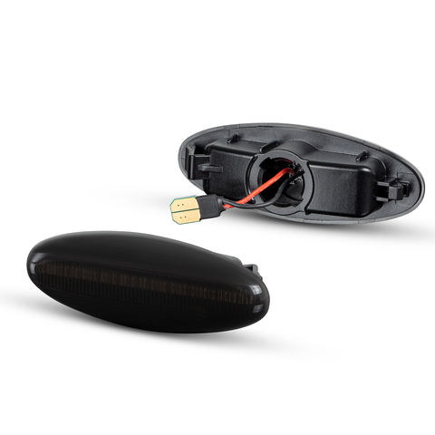 Smoked Lens LED Dynamic Signal Side Marker Light for Mazda MPV B2500 323 Etude P5 4-Door Sedan Astina/Lantis