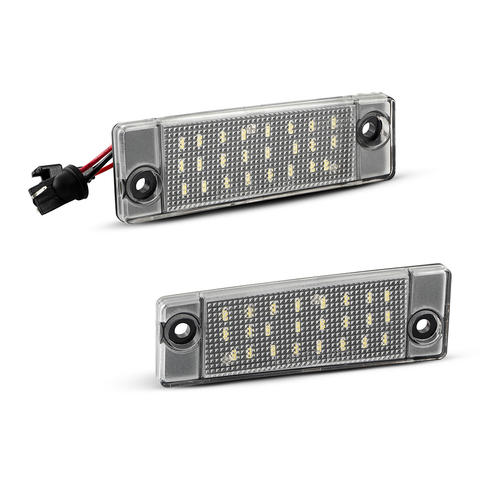Waterproof Non-Polarity LED Number Plate Light for Peugeot 207/208/308 II/2008 Auto Lighting System