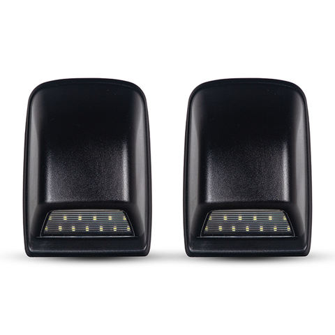 Wholesale Best Quality Pair Car Parts Lamp Led License Plate Light for Nissan Navara D40 Frontier 2005-2007