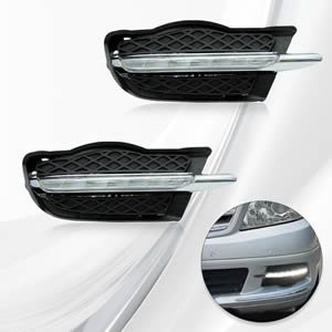 CAR LED Daytime Running Light DRL Fog Lamp for Mercedes-Benz C Class W204 2008 2009 2010