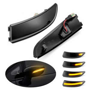 Dynamic Blinker LED Sequential Turn Signal Lights Side Mirror Indicator for Ford Fiesta Mk7 2008-2017 for Ford B-max