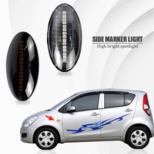 LED Dynamic Turn Signal Side Marker Light for Suzuki Grand Vitara Swift SX4 S-Cross APV Arena XL7 Alto Fiat Sedici