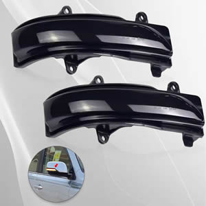 Smoked LED Dynamic Sequential Side Mirror Led Indicators Light for Toyota Land Cruiser LC200 FJ200 Prado FJ150 2010-2020