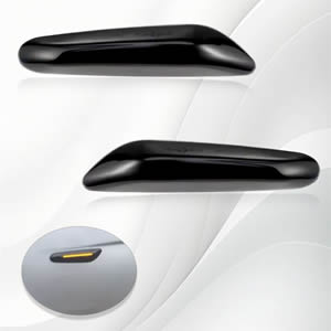 Smoked Lens Dynamic Flowing LED Side Marker Turn Signal Light for BMW E90 E91 E46 E60 E61 E81 E82 E83 E84