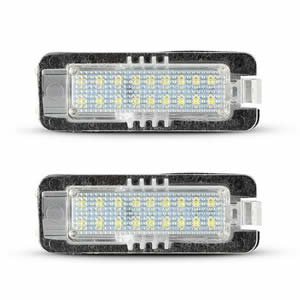 100% Waterproof LED License Pate Light for VW GOLF4/5/6/7 Lupo Scirocco Polo 9N Passat Porsche  911