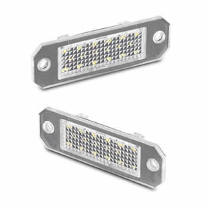2Pcs LED License Plate Light Lamp Compatible with VW P-assat Sedan (type 3BG) Variant (type 3C B6)VW T5 (type 7H, 7J)