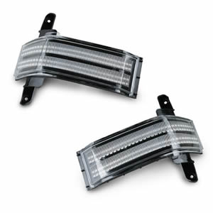 Clear Lens LED Turn Signal Lights Side Mirror Marker Lamps for Chevrolet Silverado GMC Sierra