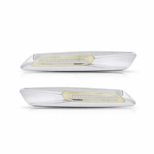 Dynamic LED Fender Side Marker Light Turn Signal Lamp for BMW E81 E82 E90 E91 E92 E93 E60