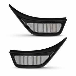 Factory Direct 12V IP67 Waterproof DRL+ LED Bumper Side Marker Blinker Light for Jeep Wrangler JL