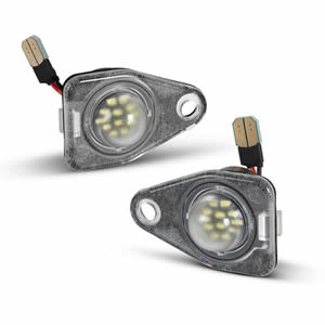 High Quality 2pcs LED Rear License Plate Lamp for Ford Taurus Car Accessories Waterproof