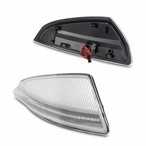 No Error Clear/Smoked Lens Sequential LED Mirror Turn Signal Light for Mercedes-Benz W164