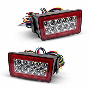 Red LED Rear Fog Light Brake Backup Reverse Lamp Kit for  Subaru  WRX/STi 2011-2021 Impreza 2011-2016 XV Crosstrek 2013-2017